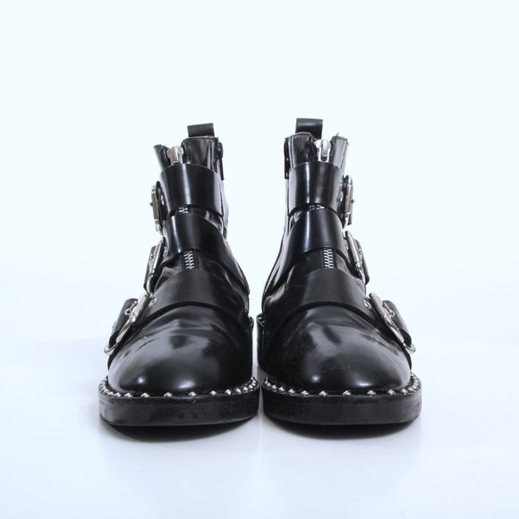 Asos Raid Jack Studded Buckle Ankle Boots - Picture 5 of 16